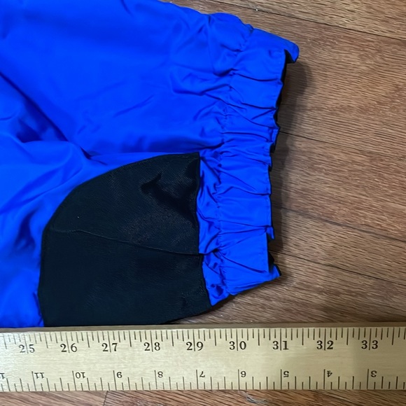 Columbia Sportswear Size Large Men’s Training Pant Full Leg Zip Blue Black Nylon - Picture 10 of 15